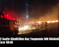 Siirt’te 12 Saatte Söndürülen Anız Yangınında 500 Dönümlük Tarım Arazisi Zarar Gördü