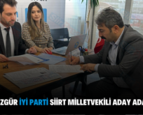 AHMET ÖZGÜR İYİ PARTİ SİİRT MİLLETVEKİLİ ADAY ADAYI OLDU