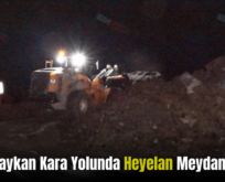 Bitlis-Baykan Kara Yolunda Heyelan Meydana Geldi