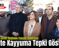 Dem Parti Genel Başkanı Tuncer Bakırhan Siirt’te Kayyuma Tepki Gösterdi