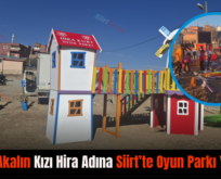 Demet Akalın Kızı Hira Adına Siirt’te Oyun Parkı Yaptırdı