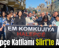 Halepçe Katliamı Siirt’te Anıldı