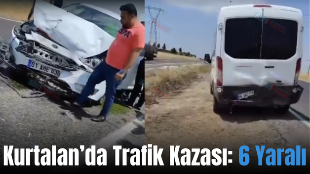 Kurtalan’da Trafik Kazası: 6 Yaralı