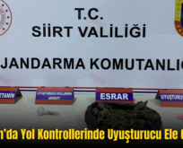 Kurtalan’da Yol Kontrollerinde Uyuşturucu Ele Geçirildi