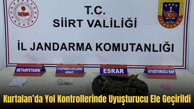 Kurtalan’da Yol Kontrollerinde Uyuşturucu Ele Geçirildi