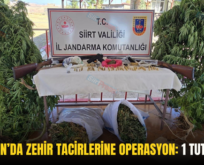 KURTALAN’DA ZEHİR TACİRLERİNE OPERASYON: 1 TUTUKLAMA