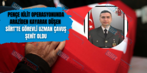 Pençe Kilit Operasyonunda Araziden Kayarak Düşen Siirt’te Görevli Uzman Çavuş Şehit Oldu