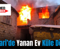 Pervari’de Yanan Ev Küle Döndü