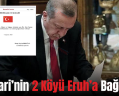 Pervari’nin 2 Köyü Eruh’a Bağlandı