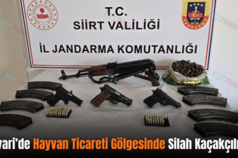 Pervari’de Hayvan Ticareti Gölgesinde Silah Kaçakçılığı!..