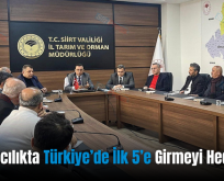 Siirt Arıcılıkta Türkiye’de İlk 5’e Girmeyi Hedefliyor