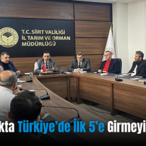 Siirt Arıcılıkta Türkiye’de İlk 5’e Girmeyi Hedefliyor