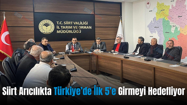 Siirt Arıcılıkta Türkiye’de İlk 5’e Girmeyi Hedefliyor