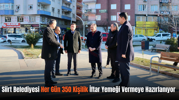 Siirt Belediyesi Her Gün  350 Kişilik İftar Yemeği Vermeye Hazırlanıyor