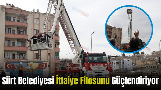 Siirt Belediyesi İtfaiye Filosunu Güçlendiriyor