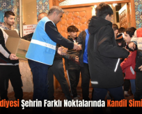 Siirt Belediyesi Şehrin Farklı Noktalarında Kandil Simidi Dağıttı