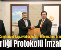 Siirt Cumhuriyet Başsavcılığı İle Siirt Üniversitesi Arasında İş Birliği Protokolü İmzalandı