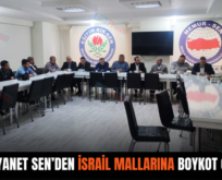 SİİRT DİYANET SEN’DEN İSRAİL MALLARINA BOYKOT ÇAĞRISI!