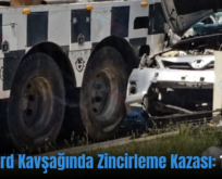 Siirt Ford Kavşağında Zincirleme Kazası: 1 Yaralı