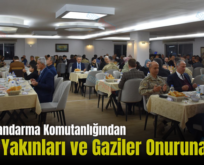 Siirt İl Jandarma Komutanlığından Şehit Yakınları ve Gaziler Onuruna İftar