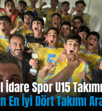 Siirt İl Özel İdare Spor U15 Takımı, Türkiye’nin En İyi Dört Takımı Arasına Girdi