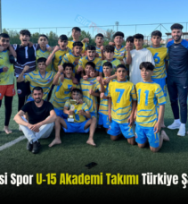 Siirt İl Özel İdaresi Spor U-15 Akademi Takımı Türkiye Şampiyonu Oldu!..