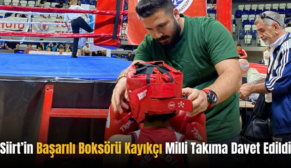 Siirt’in Başarılı Boksörü Kayıkçı Milli Takıma Davet Edildi