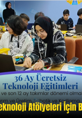 Siirt’te Deneyap Teknoloji Atölyeleri İçin Başvurular Başladı