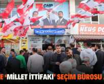 SİİRT’TE ‘MİLLET İTTİFAKI’ SEÇİM BÜROSU AÇILDI