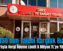 Siirt TSO’nun Talebi Karşılık Buldu!.. Kredi Kartıyla Vergi Ödeme Limiti 5 Milyon TL’ye Yükseltildi