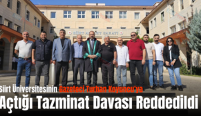 Siirt Üniversitesinin Gazeteci Turhan Koyuncu’ya Açtığı Tazminat Davası Reddedildi