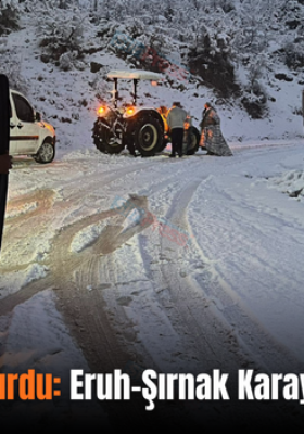 Siirt Valiliği Duyurdu: Eruh-Şırnak Karayolu Trafiğe Açık