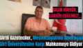 Siirtli Gazeteciler, Meslektaşlarına Dava Açan Siirt Üniversitesine Karşı Mahkemeye Gidiyor