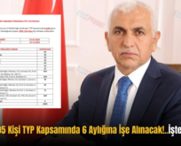 Siirt’te 1005 Kişi TYP Kapsamında 6 Aylığına İşe Alınacak!..İşte Detaylar…