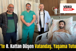 Siirt’te 8. Kattan Düşen Vatandaş, Yaşama Tutundu