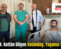 Siirt’te 8. Kattan Düşen Vatandaş, Yaşama Tutundu