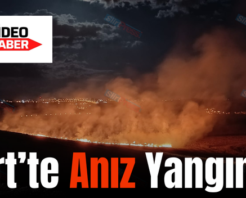 Siirt’te Anız Yangını!..