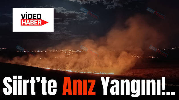 Siirt’te Anız Yangını!..