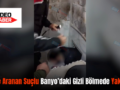 Siirt’te Aranan Suçlu Banyo’daki Gizli Bölmede Yakalandı