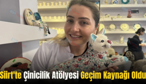 Siirt’te Çinicilik Atölyesi Geçim Kaynağı Oldu