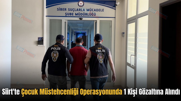 Siirt’te Çocuk Müstehcenliği Operasyonunda 1 Kişi Gözaltına Alındı