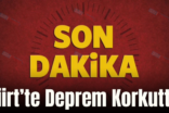 Siirt’te Deprem Korkuttu