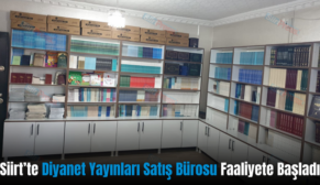 Siirt’te Diyanet Yayınları Satış Bürosu Faaliyete Başladı