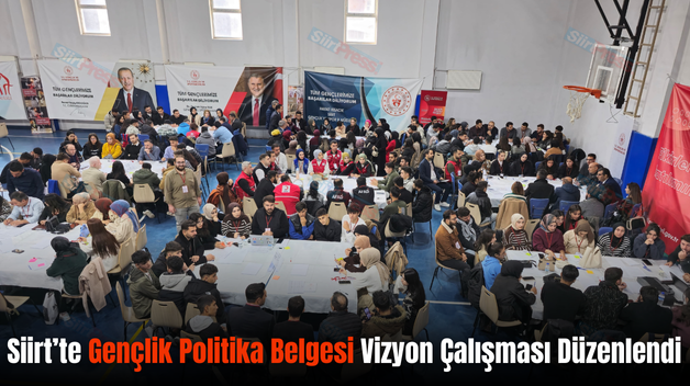 Siirt’te Gençlik Politika Belgesi Vizyon Çalışması Düzenlendi