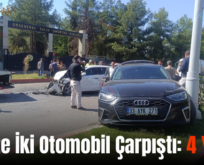 Siirt’te İki Otomobil Çarpıştı: 4 Yaralı