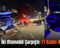 Siirt’te İki Otomobil Çarpıştı: 1’i Kadın 4 Yaralı