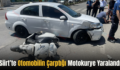 Siirt’te Otomobilin Çarptığı Motokurye Yaralandı