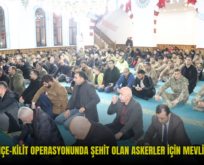 SİİRT’TE PENÇE-KİLİT OPERASYONUNDA ŞEHİT OLAN ASKERLER İÇİN MEVLİT OKUTULDU