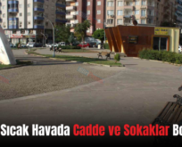 Siirt’te Sıcak Havada Cadde ve Sokaklar Boş Kaldı