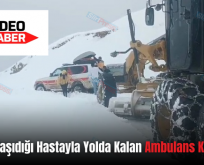 Siirt’te Taşıdığı Hastayla Yolda Kalan Ambulans Kurtarıldı